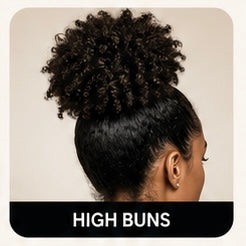 Adjustable black hair band with a smooth finish and practical design for everyday styling and effortless hair management.