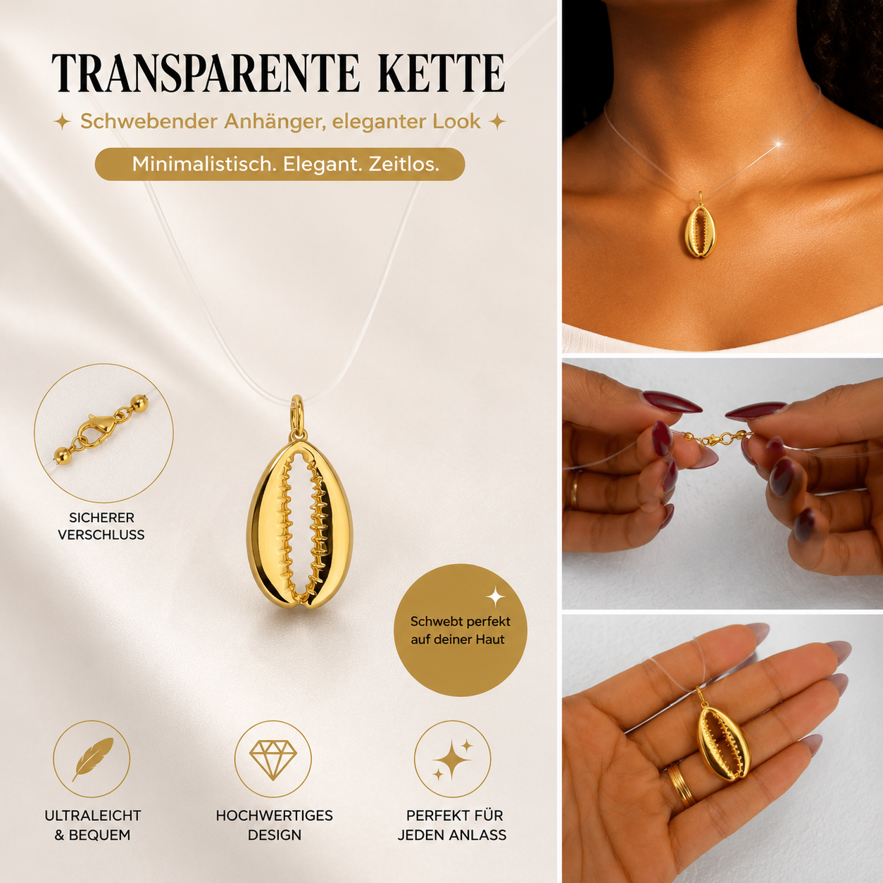 Sirene - Transparente Kette