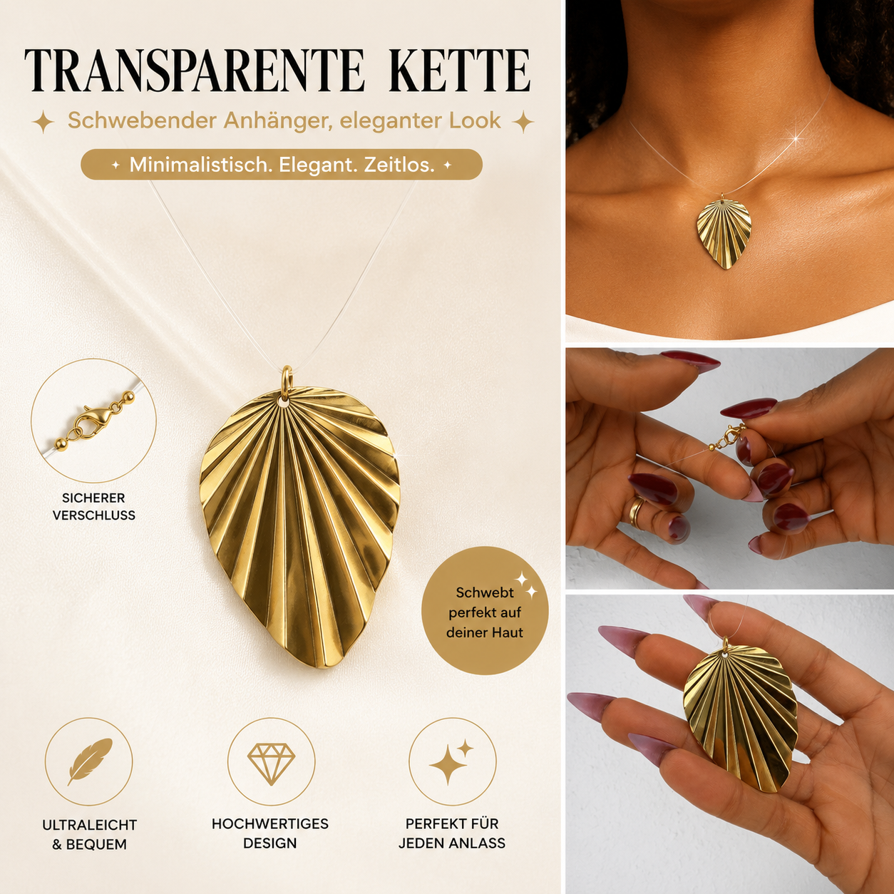 Goddess - Transparente Kette